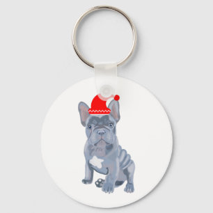 Chaveiro Filhote de Bulldog Francês Fofo 