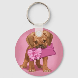 Chaveiro Filhote de cachorro e embreagem de Puggle