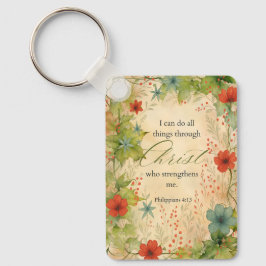 Chaveiro Filipenses 4:13 Posso Todas as Coisas Botânica Vin