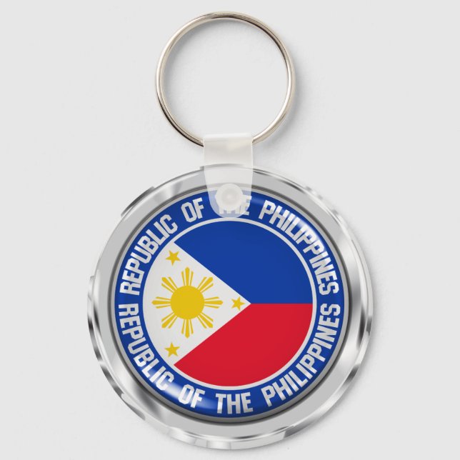 Chaveiro Filipinas Round Emblem (Frente)