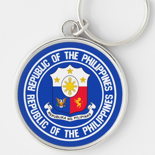 Chaveiro Filipinas Round Emblem (Frente)