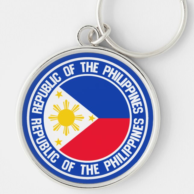 Chaveiro Filipinas Round Emblem (Frente)