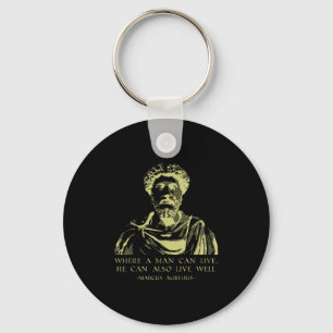 Chaveiro Filosofia Citação Stoic Sayings Marcus Aurelius