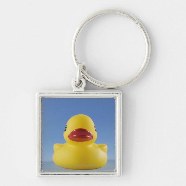 Chaveiro Fim-acima de um pato de borracha (Frente)