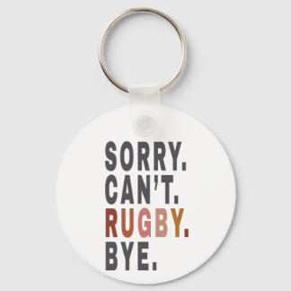 Chaveiro Fim de semana engraçado de Rugby, para Mãe de Rugb