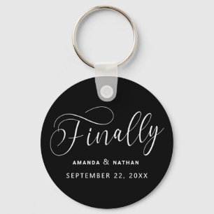 Chaveiro Finalmente Casamento Minimalista Salve a Data