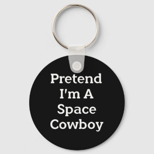 Chaveiro Fingir que sou um cowboy espacial Diversão de Fest