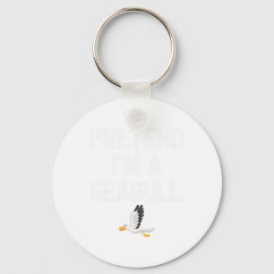 Chaveiro Fingir que sou um fantasma de Halloween de Seagull