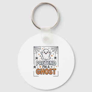 Chaveiro Fingir Que Sou um Fantasma Halloween Fofo