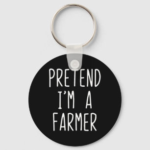 Chaveiro Fingir que sou um Farmer Fumando Halloween Engraça