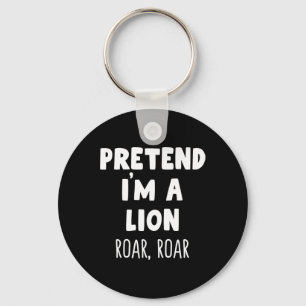 Chaveiro Fingir que sou um Lion Roar Halloween Costume Engr