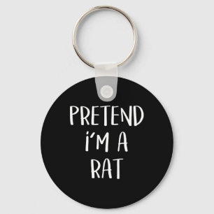 Chaveiro Fingir que sou um Rato de Festas de Ratos
