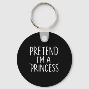 Chaveiro Fingir que sou uma princesa falso Halloween Engraç