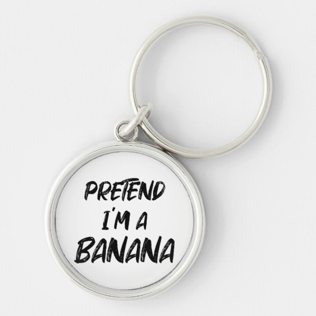 Chaveiro Finja que eu sou uma banana (Frente)