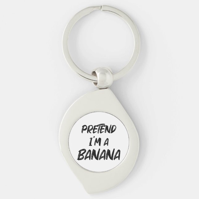 Chaveiro Finja que eu sou uma banana (Frente)