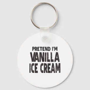 Chaveiro Finja que sou Vanilla Sorvete Fácil Halloween Cost