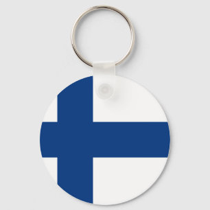Chaveiro Finlândia (finlandês) Flag