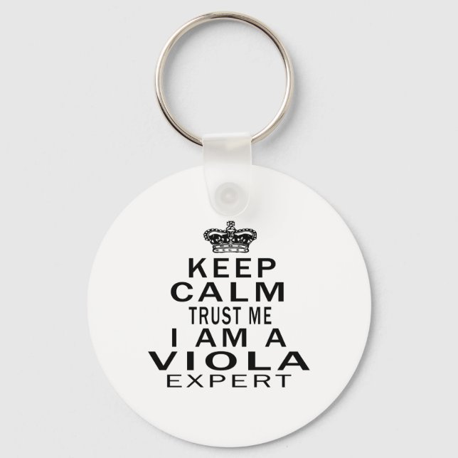 Chaveiro Fique calmo confie em mim sou especialista em Viol (Frente)