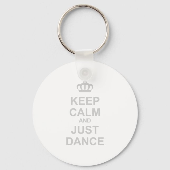 Chaveiro Fique Calmo E Basta Dança - Carregar Na DJ Dancing (Frente)