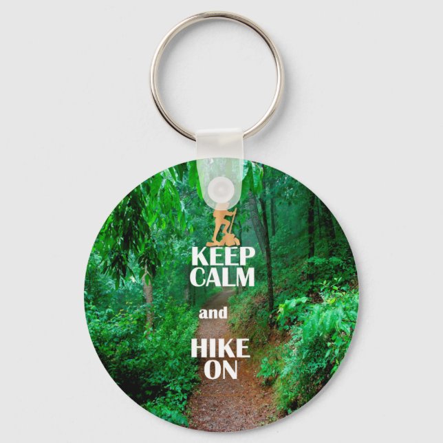 Chaveiro Fique calmo e caminhe (Frente)