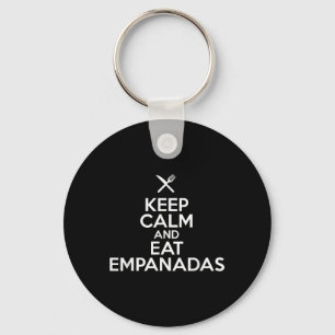 Chaveiro Fique Calmo E Coma Comida Humorística Das Empanada