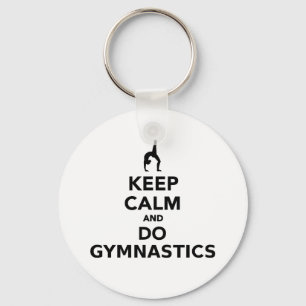 Chaveiro Fique calmo e faça ginástica