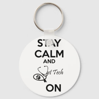 Chaveiro Fique calmo e vet tech!