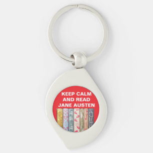 Chaveiro Fique Calmo, Leia Jane Austen