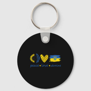 Chaveiro Fique Com Paz Ucraniana Amor Ucrânia Girassol 