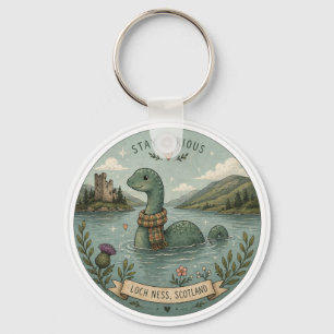 Chaveiro Fique Curioso Aconchegante Críptido Nessie Monstro