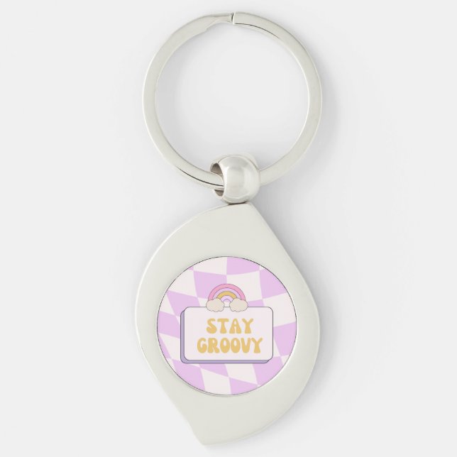 Chaveiro Fique Groovy (Frente)