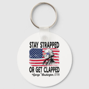 Chaveiro Fiquem presos ou aplaudam George Washington 4