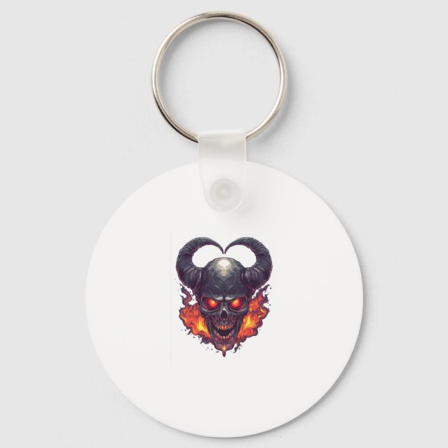 Chaveiro Firestorm Demon Skull (Frente)
