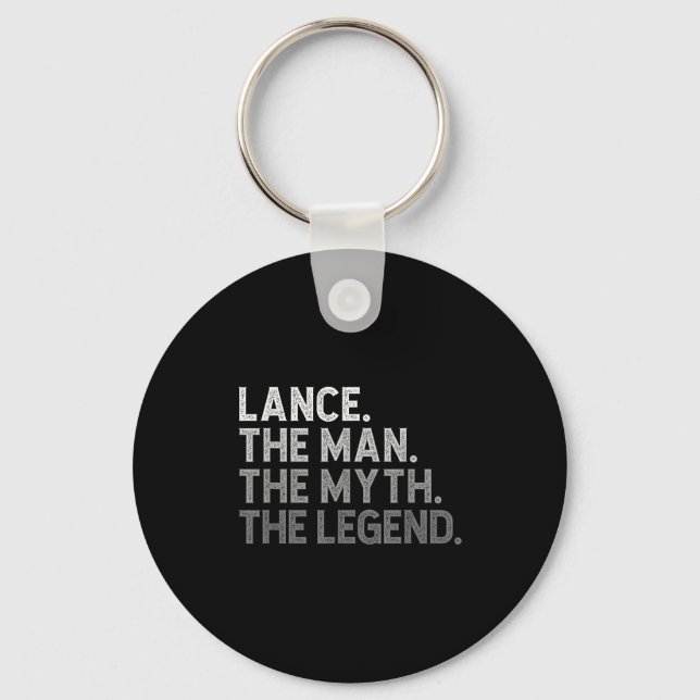 Chaveiro First Name Lance The Man Myth Legend D Funny  (Frente)