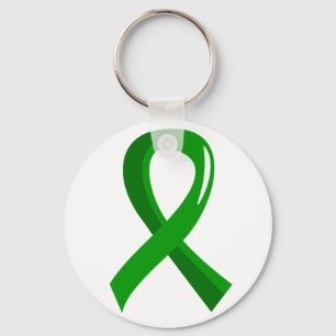 Chaveiro Fita 3 do verde da doação de órgão