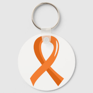 Chaveiro Fita alaranjada 3 da leucemia