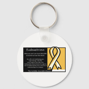 Chaveiro Fita amarela da Endometriose