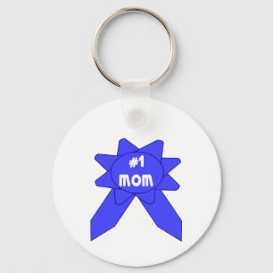 Chaveiro Fita Azul Mãe #1