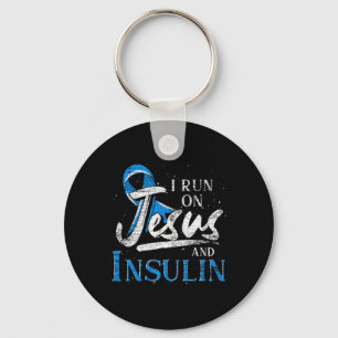 Chaveiro Fita Azul Que Eu Faço Em Jesus E Diabetes De Insul