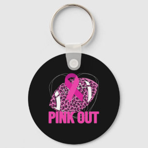 Chaveiro Fita Cor-de-rosa-fita de câncer de mama Cor-de-ros