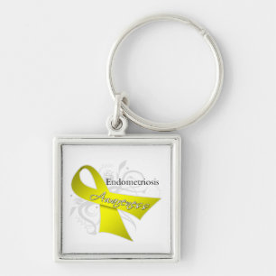 Chaveiro Fita da consciência da endometriose