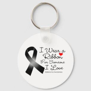 Chaveiro Fita da melanoma alguém amor de I