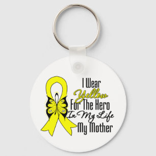 Chaveiro Fita do Sarcoma meu herói minha mãe
