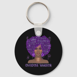 Chaveiro Fita Negra Roxo Sobredosagem Guerreira Sensibiliza