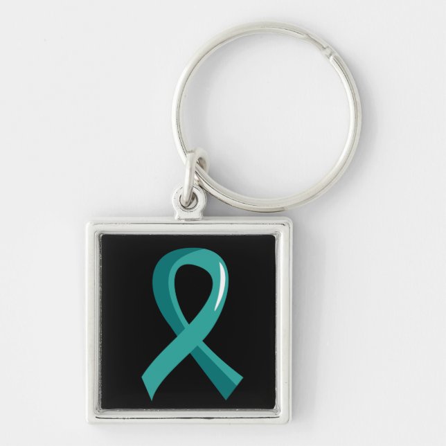 Chaveiro Fita peritoneaa 3 da cerceta do cancer (Frente)