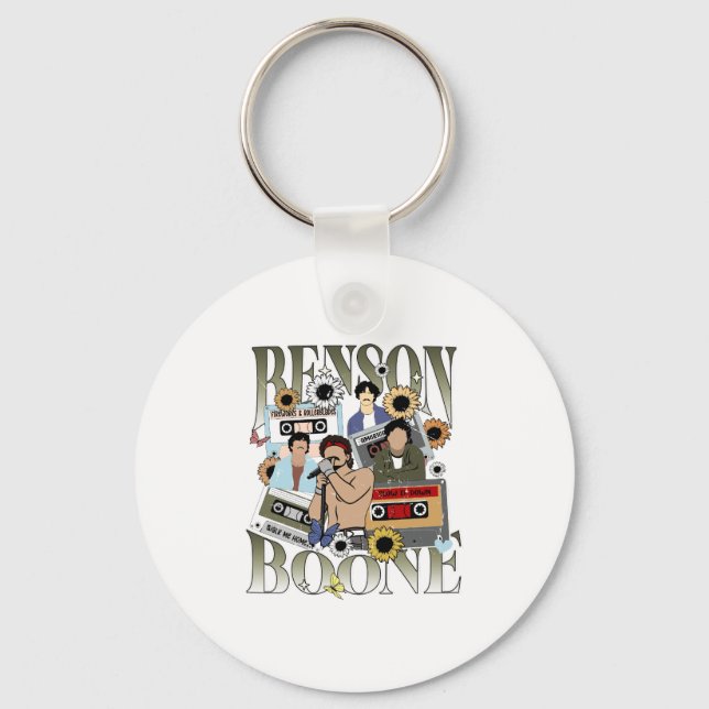 Chaveiro Fitas Cassete de Benson Boone  (Frente)