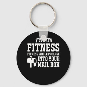 Chaveiro Fitness Postal Worker Package Into Mailbox