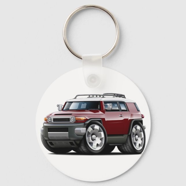 Chaveiro Fj Cruiser Maroon Car (Frente)