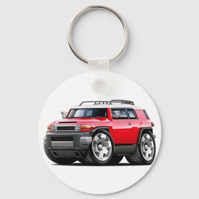 Chaveiro Fj Cruiser Red Car (Frente)