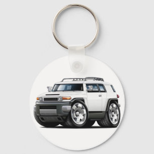 Chaveiro Fj Cruiser White Car